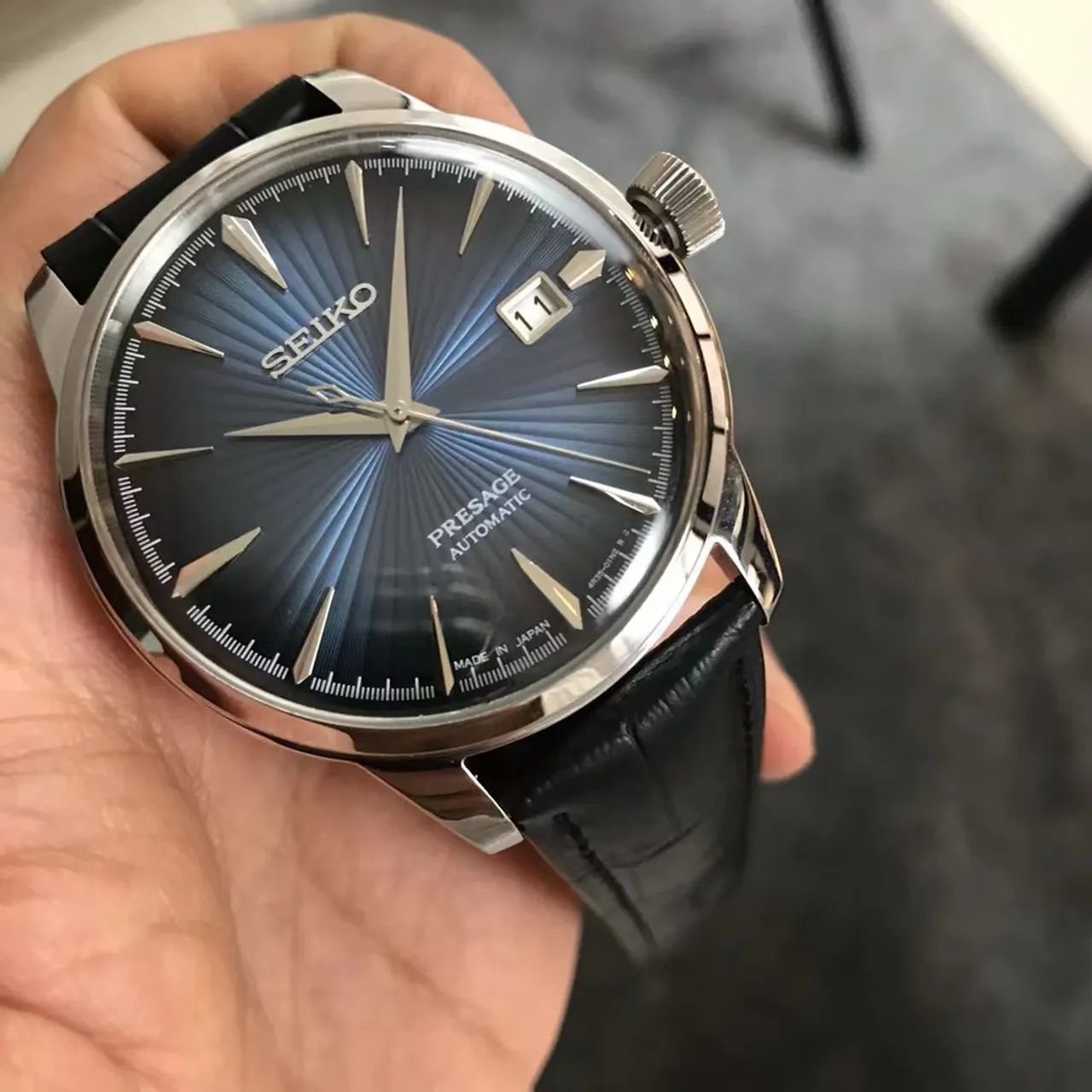 Seiko presage cocktail azul automático novo  - Foto 5