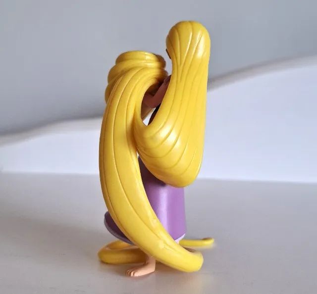 miniatura rapunzel bullyland cabelo - Foto 3