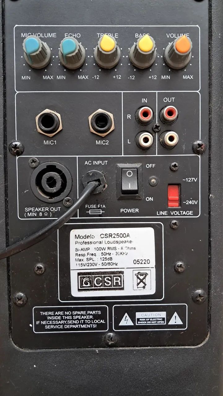 Caixa de som amplificada CSR 100W - Foto 5