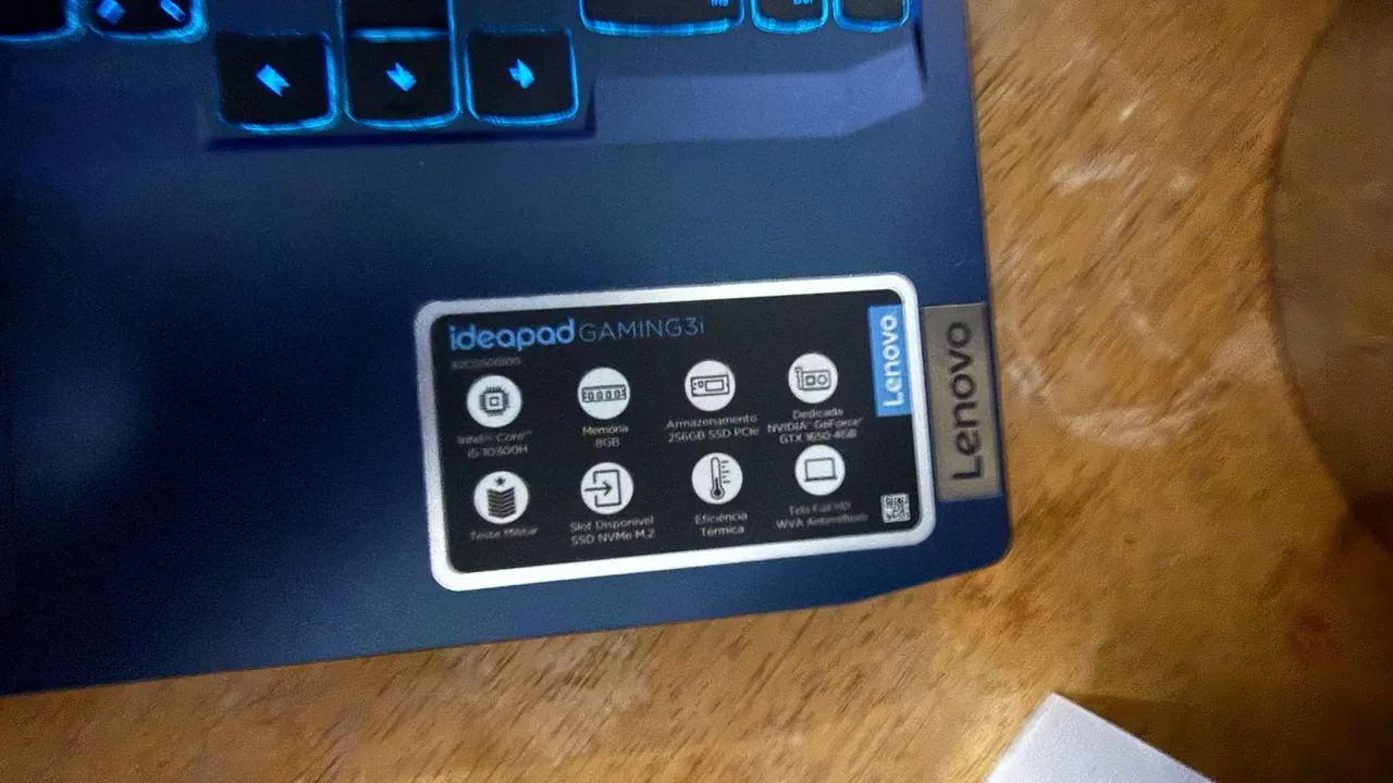 Notebook Lenovo Gaming 3i