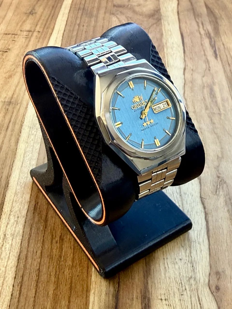 Relógio Orient Automatic Blue Dial - 1980 - Foto 2