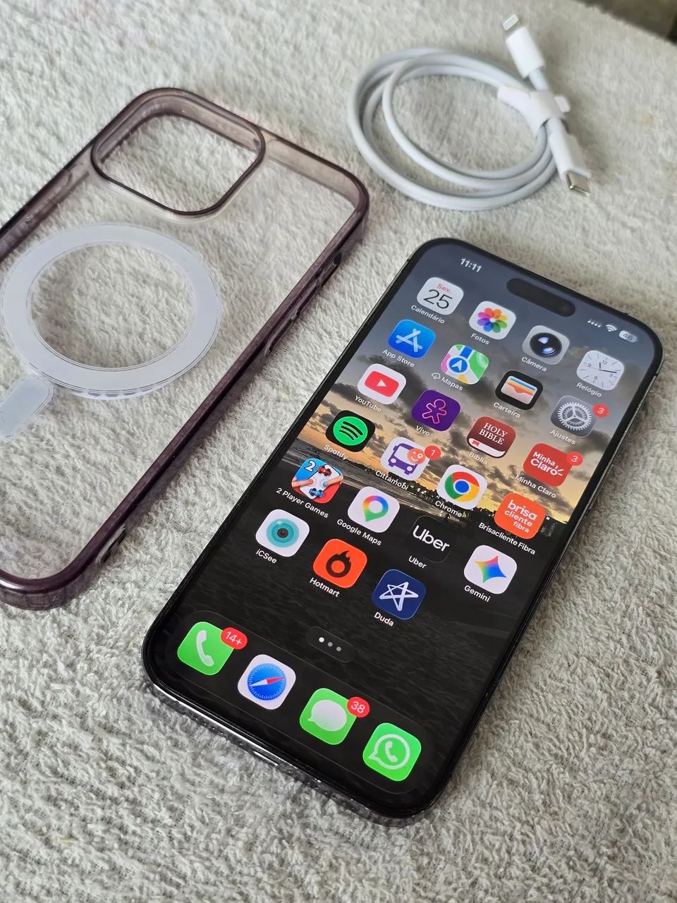 IPHONE 14 PRÓ MAX 128GB IMPECÁVEL, SEM MARCAS DE USO