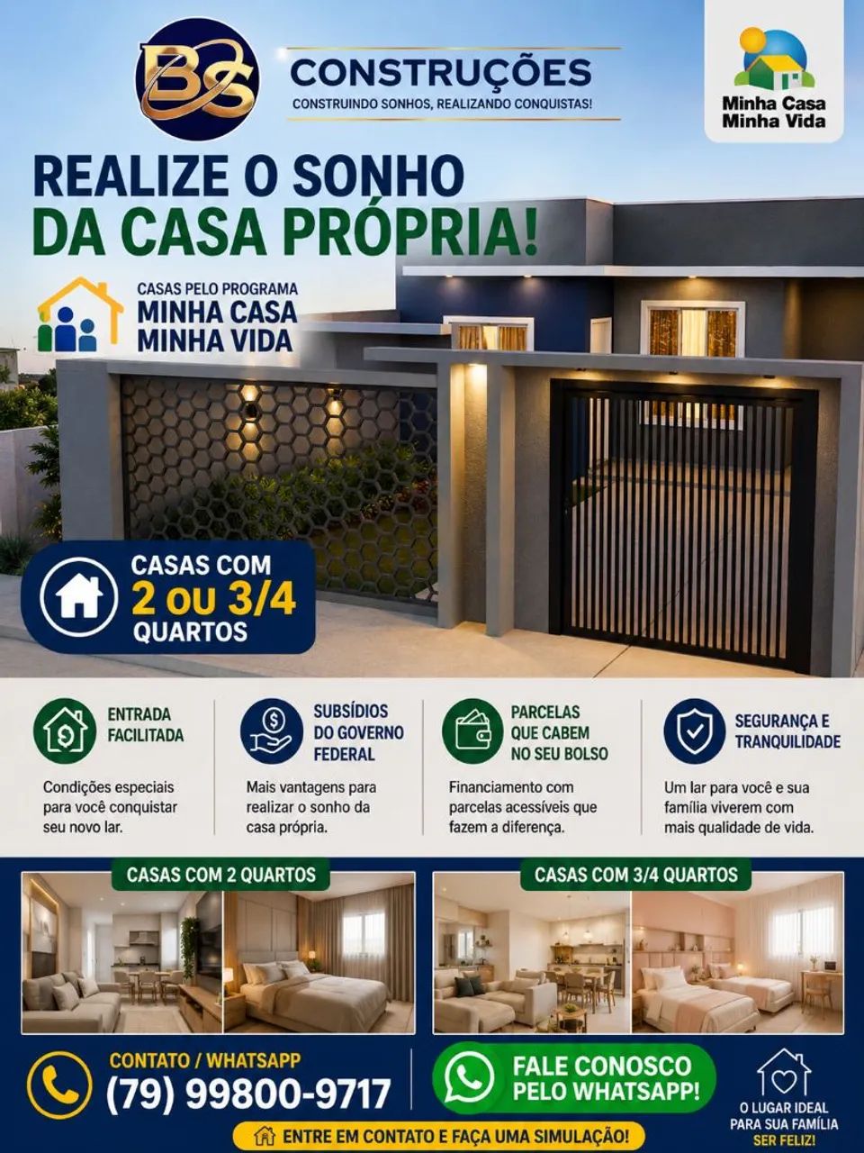 OPORTUNIDADE CASAS A VENDA NO RES. PORTO POXIM 