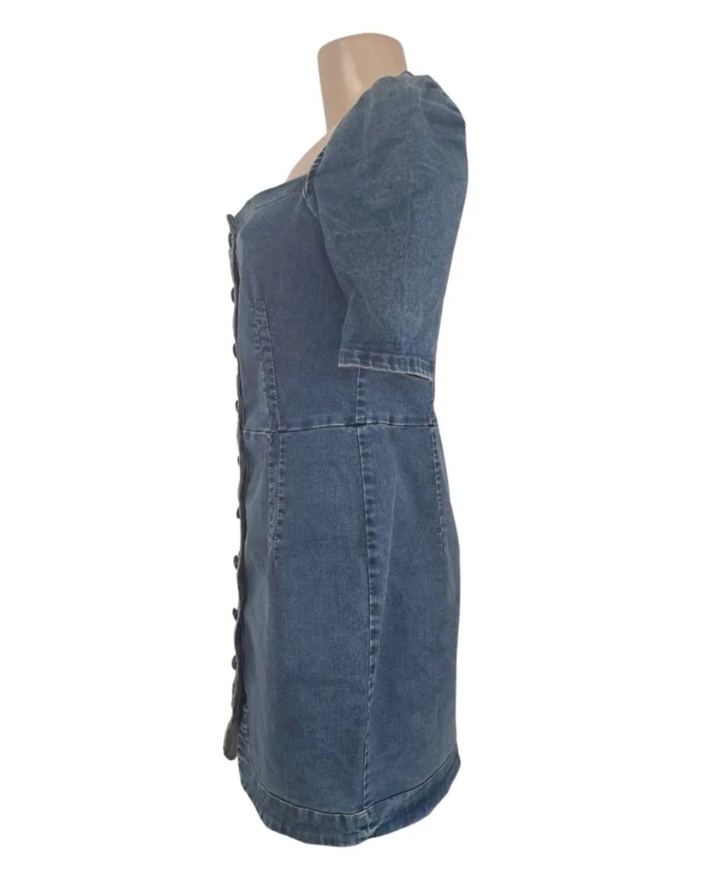 Vestido Jeans Up Scale Tamanho 42 - Foto 3