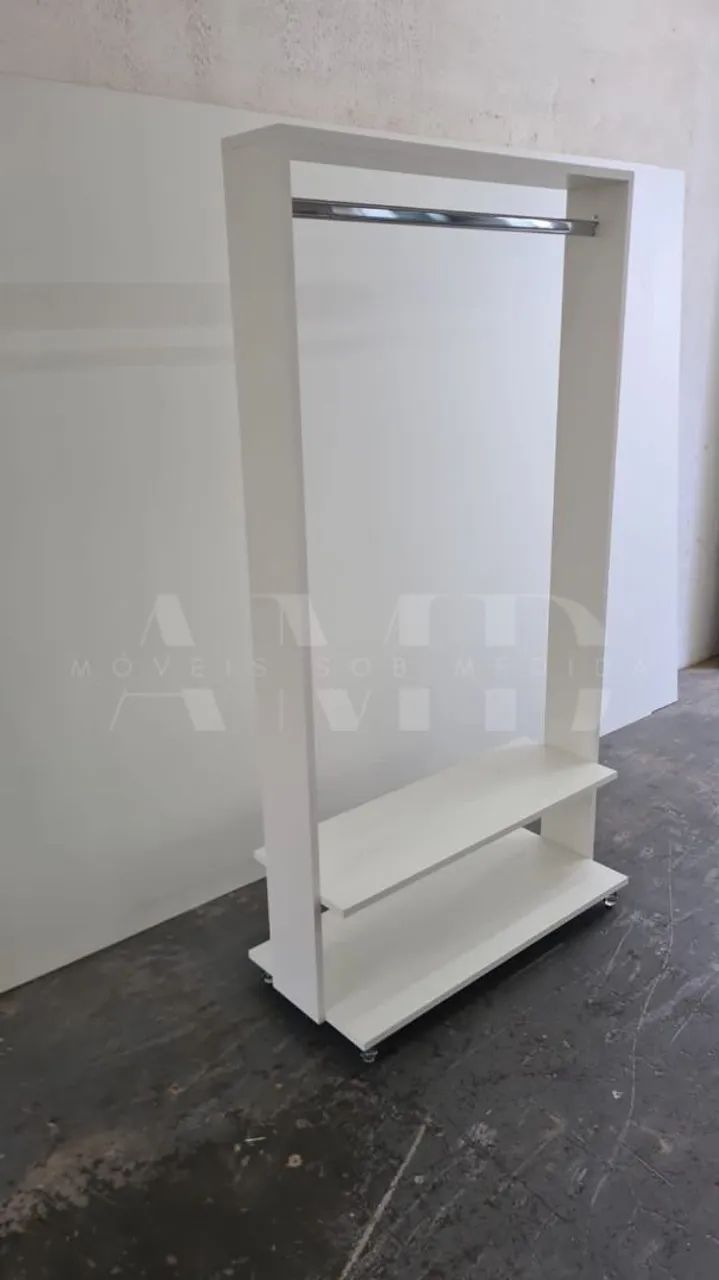 Arara em mdf branco 18mm  - Foto 2