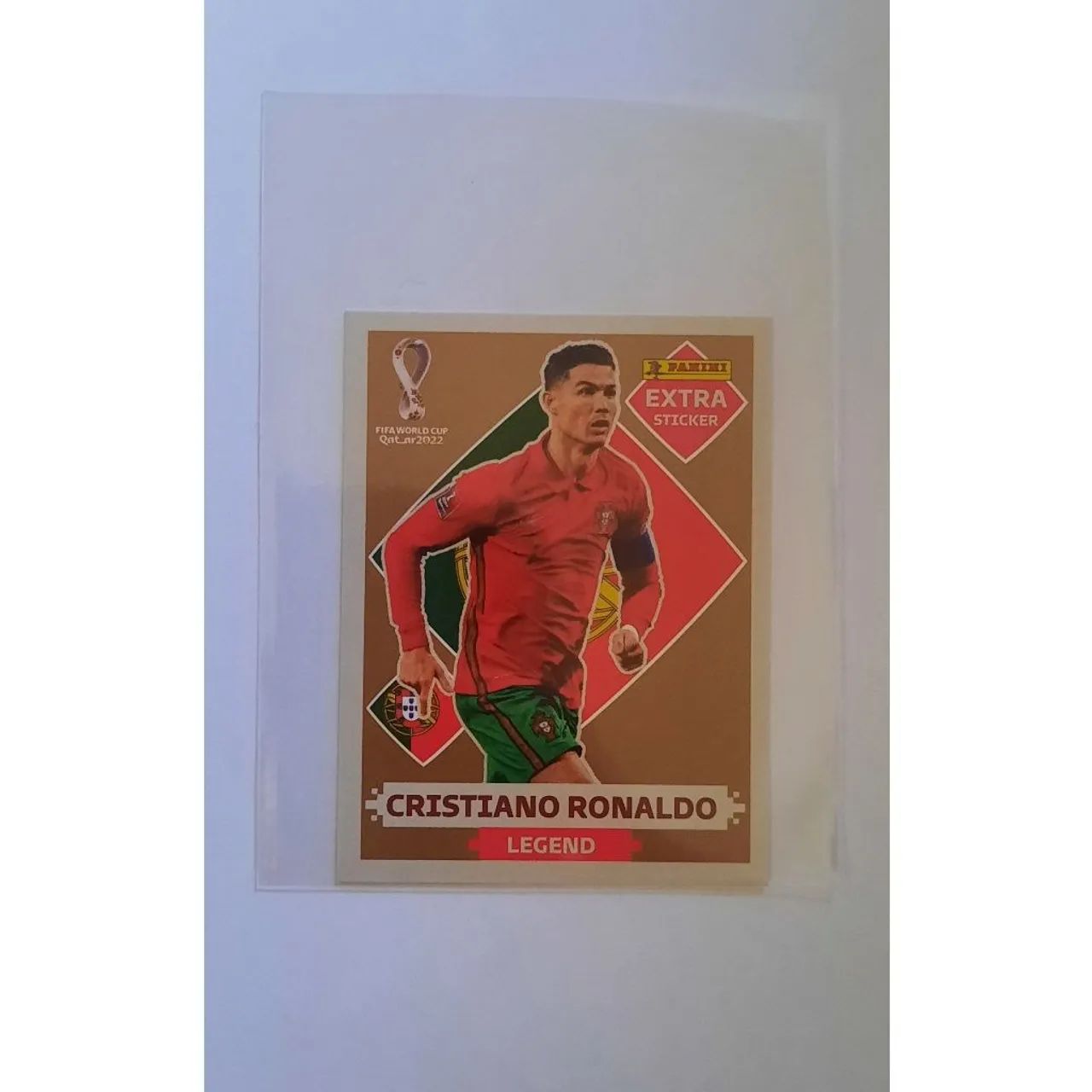 Cristiano Ronaldo Figurinha Extra Panini Copa 2022