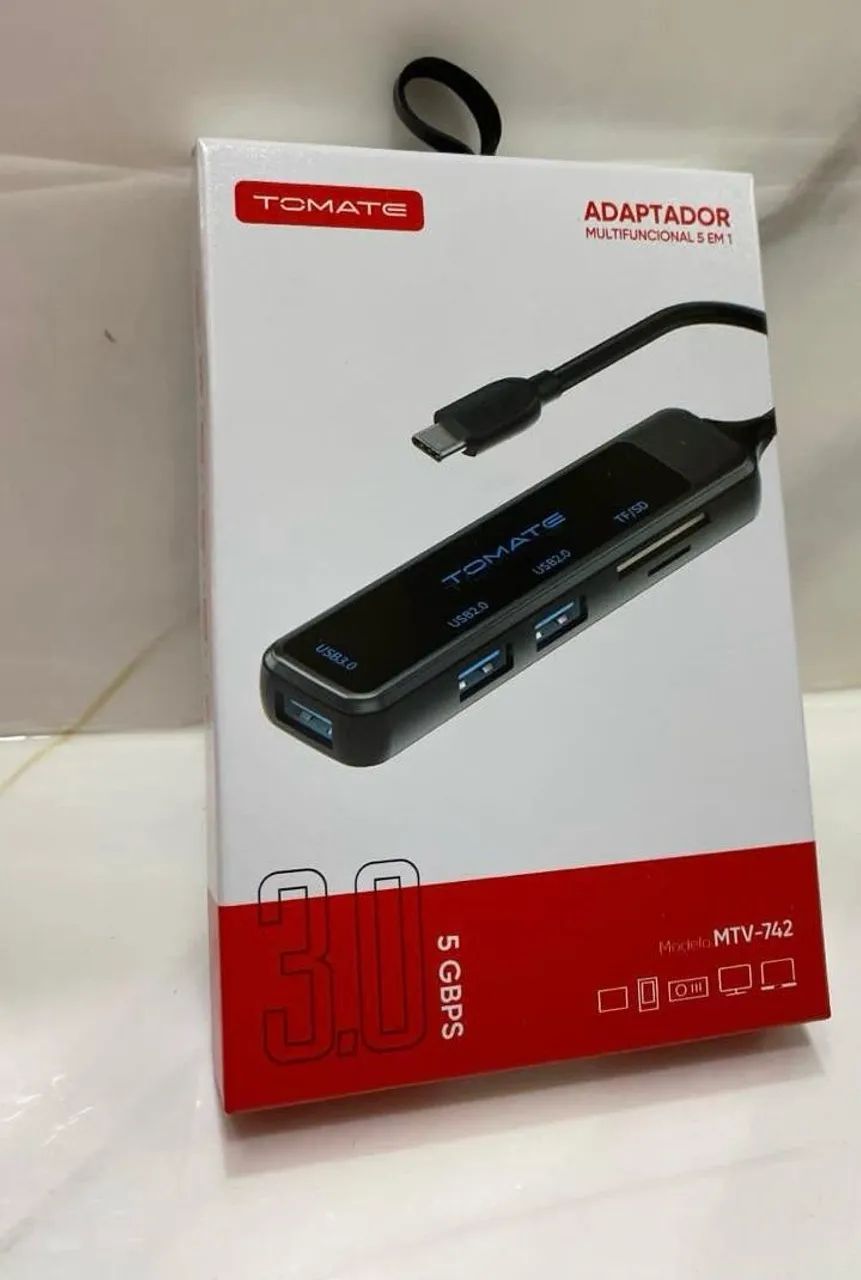 Hub USB C 4 Em 1 Tipo C Hub With 3 USB Ports - Foto 2