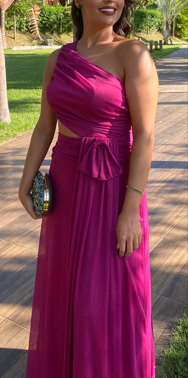 VESTIDO FÚCSIA
