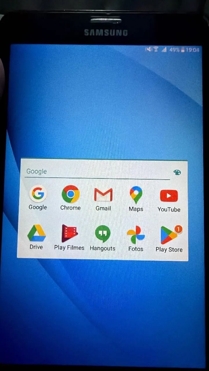 Tablet 2016 funcionando baixei aplicativos como face , insta , não tem arranhado na tela  - Foto 2