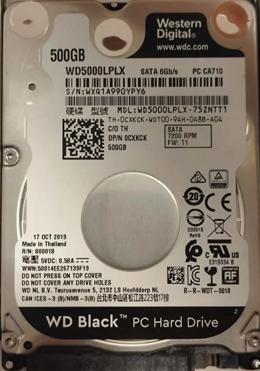 HD 500GB Notebook SATA - Foto 2