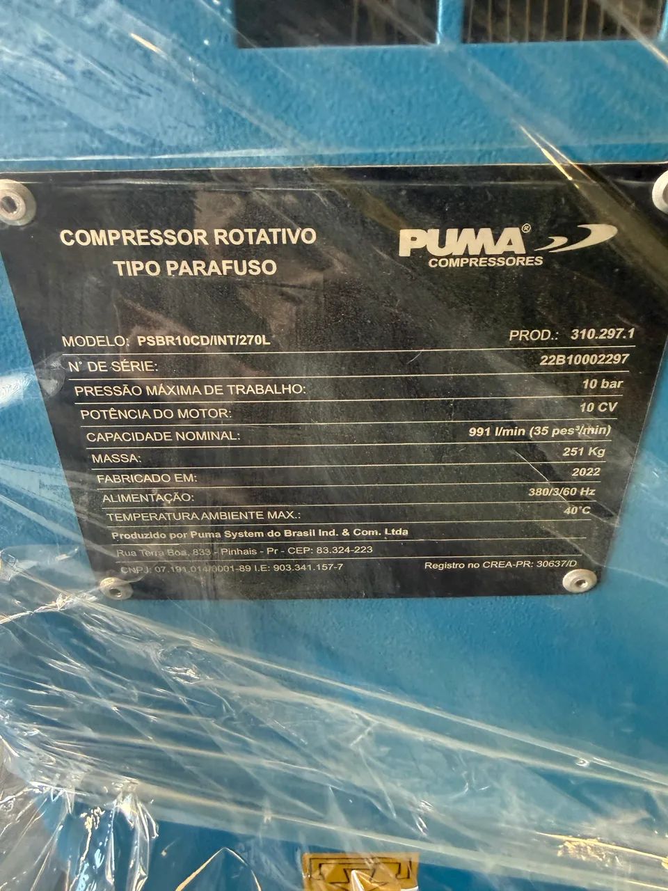Compressor PUMA 10 bar - Foto 4