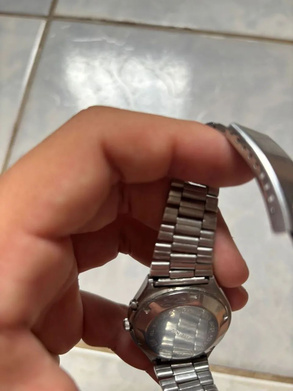 Orient 3 estrelas com mostrador dourado com marrom. - Foto 4