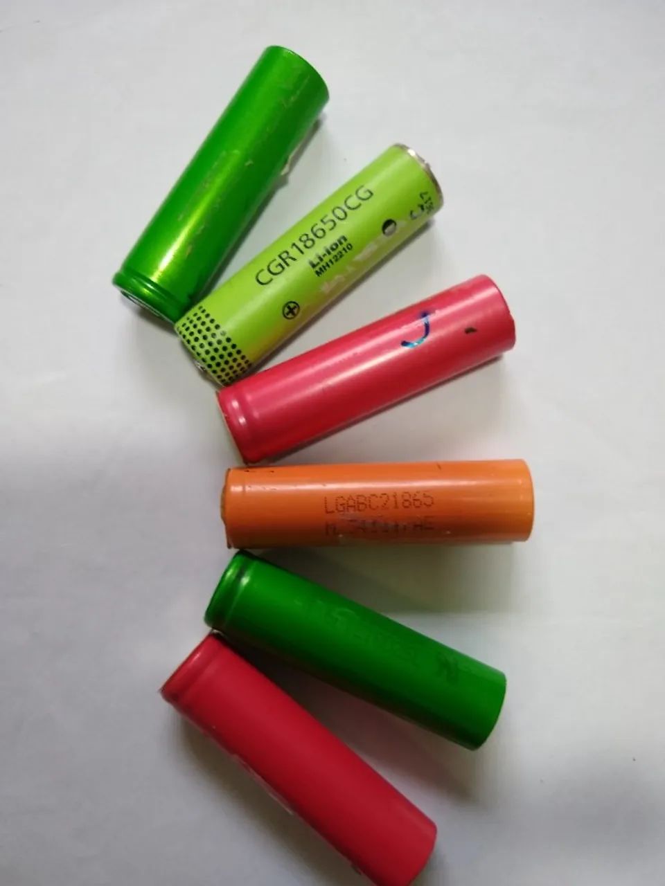 Células de Litio 18650 Kit com 50 unidades