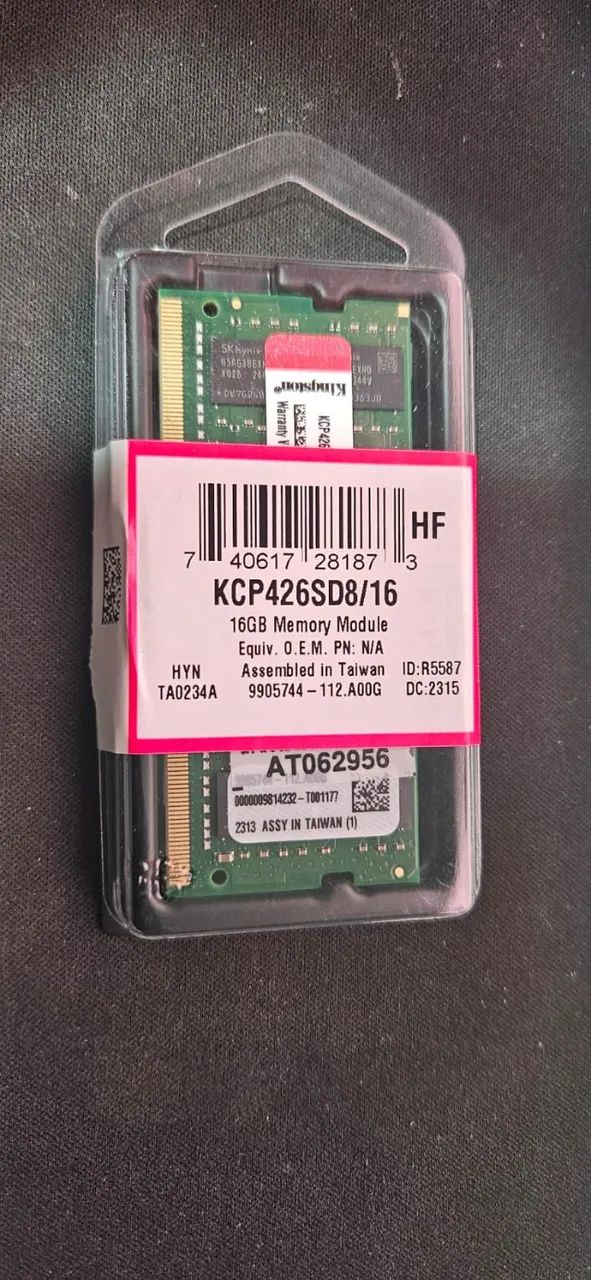 Memória RAM DDR4 16GB