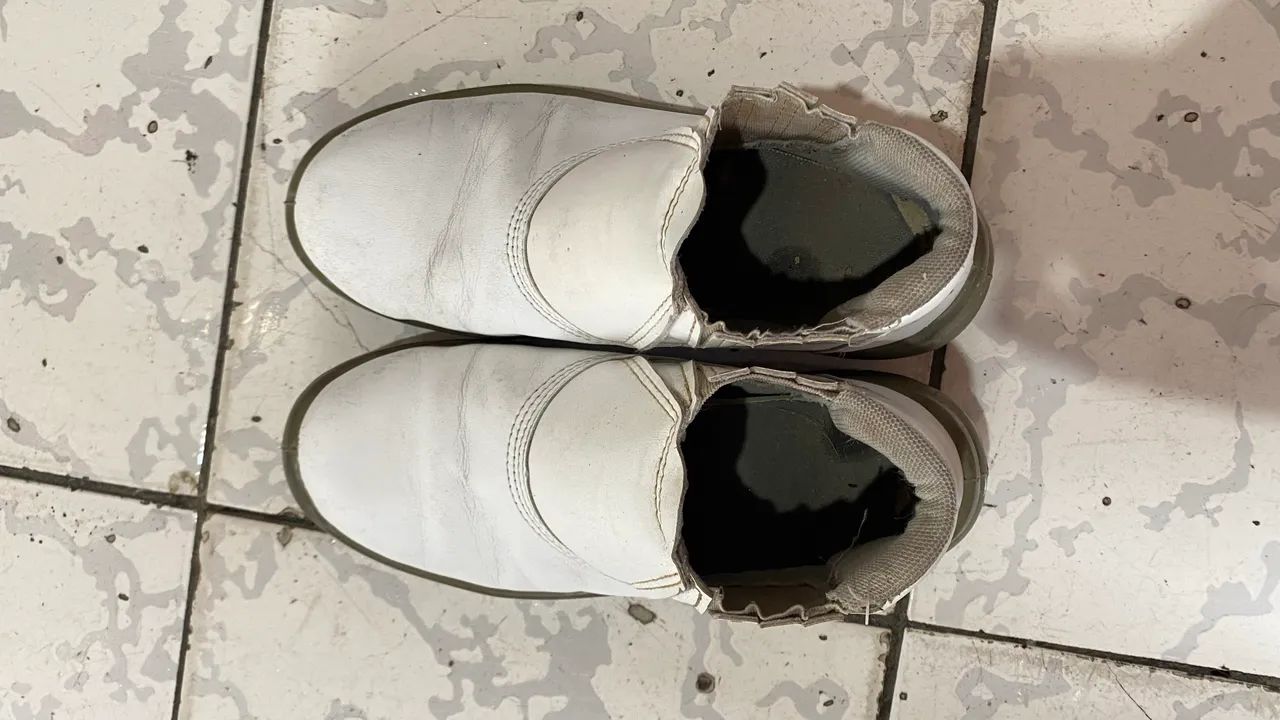 Bota branca masculina - Foto 4