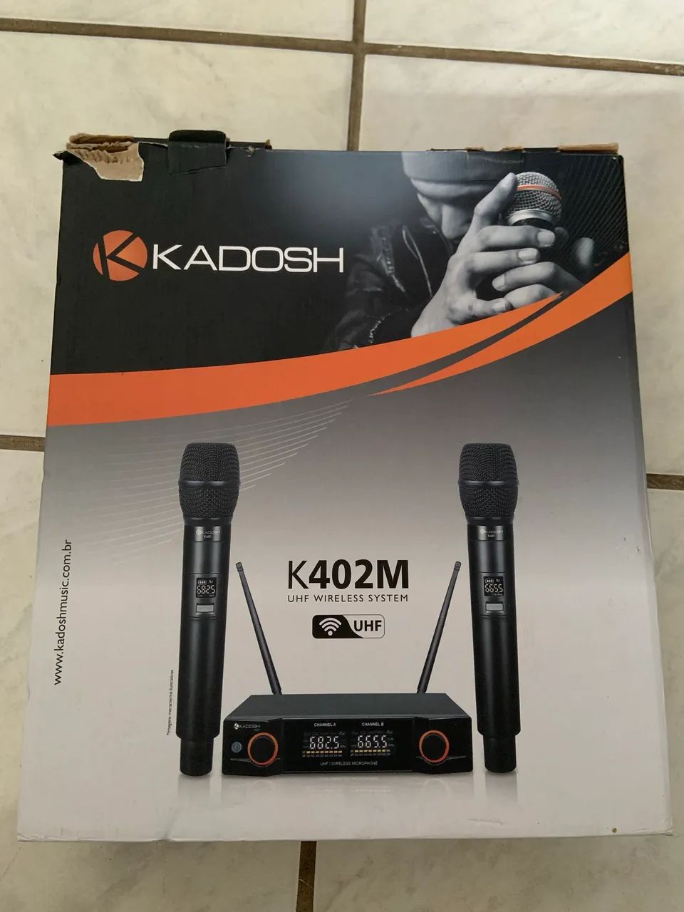 Microfone sem fio Kadosh K402M