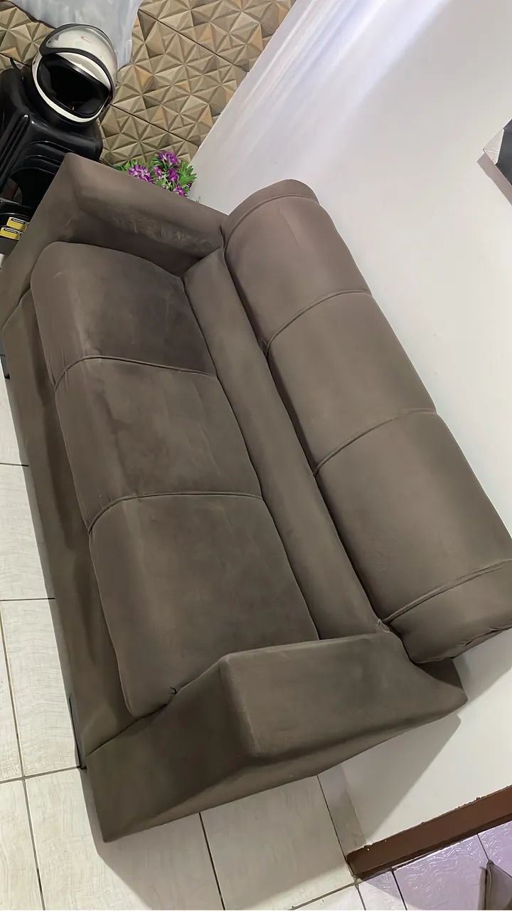 PAINEL + SOFÁ BEM CONSERVADO - Foto 2