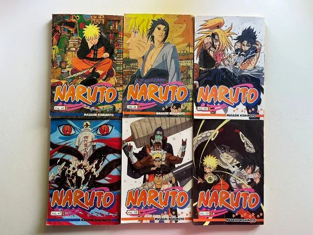 Mangás Naruto Usados 6 Volumes