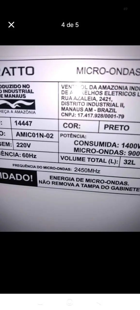 MICROONDAS AGRAATO 32 LITROS  - Foto 4