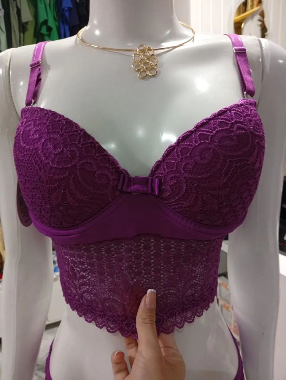 Conjunto de Lingerie Luxo 