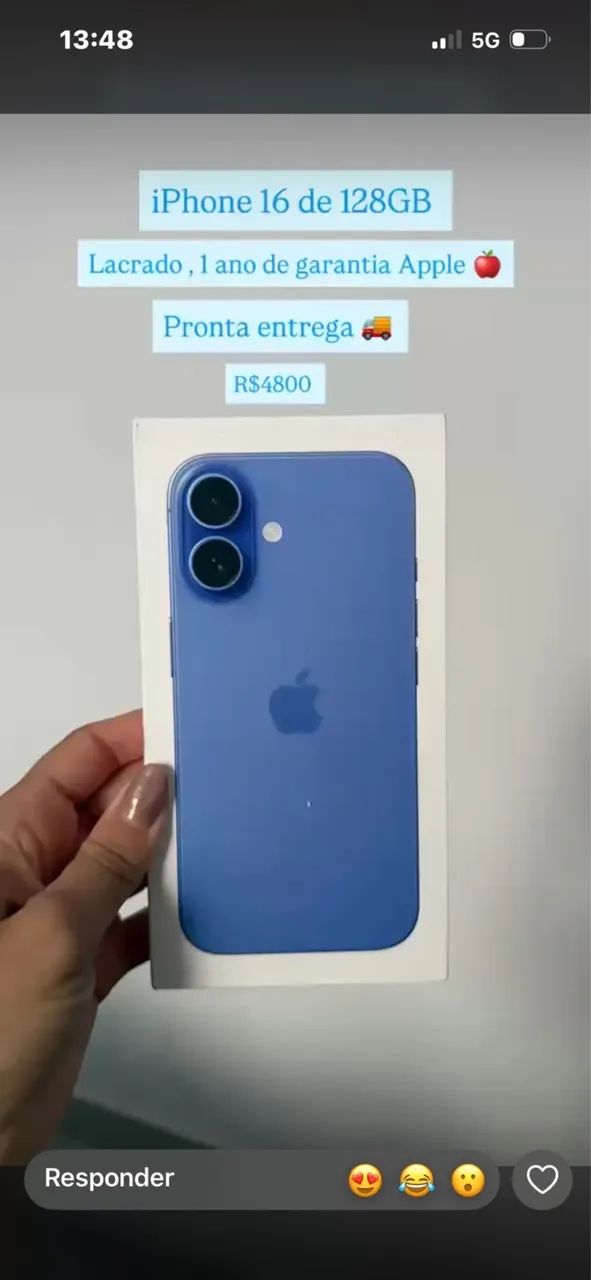 iPhone 16 de 128GB