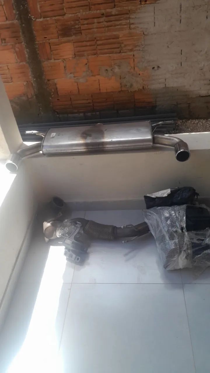 Escapamento golf GTI