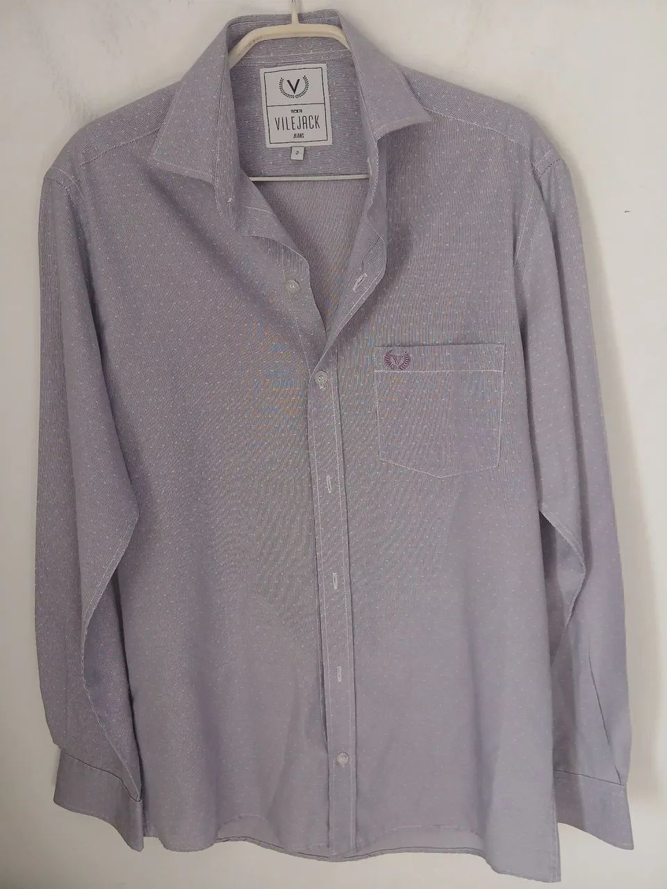 Camisa social Vilejack jeans m
