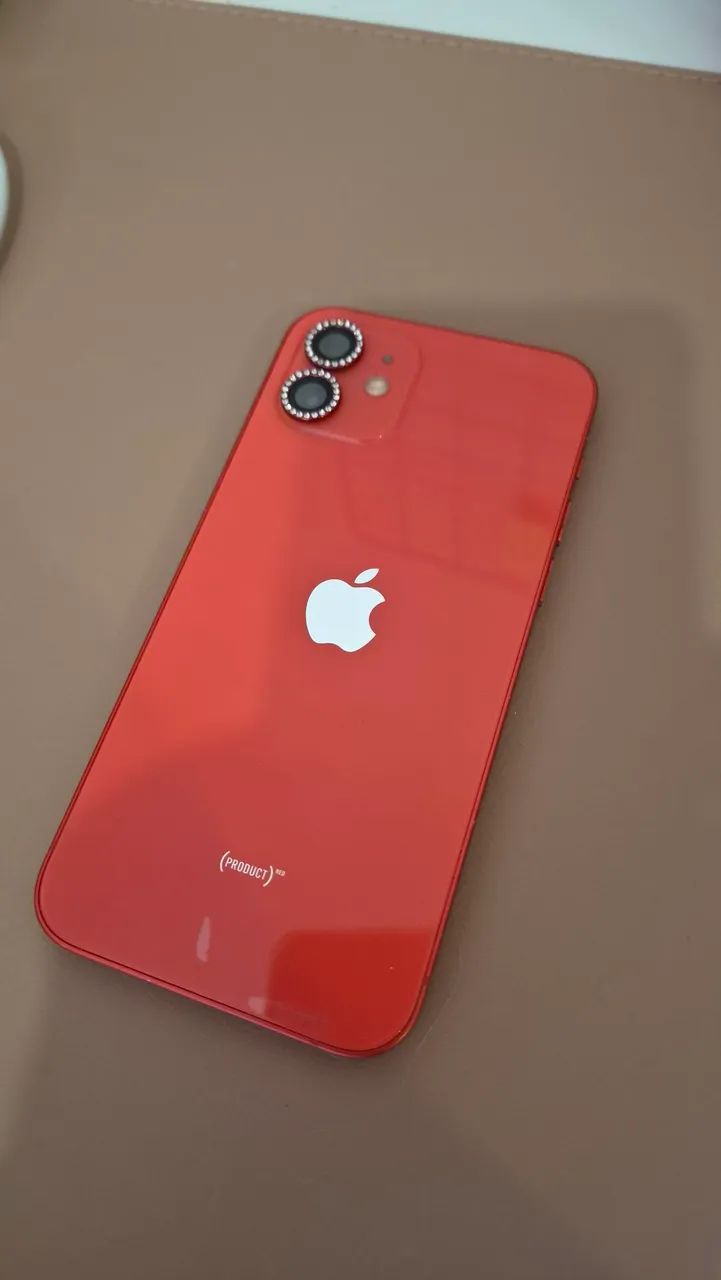 Iphone 12 - 128GB - Vermelho - Super Novo -Bateria 77% - Celulares