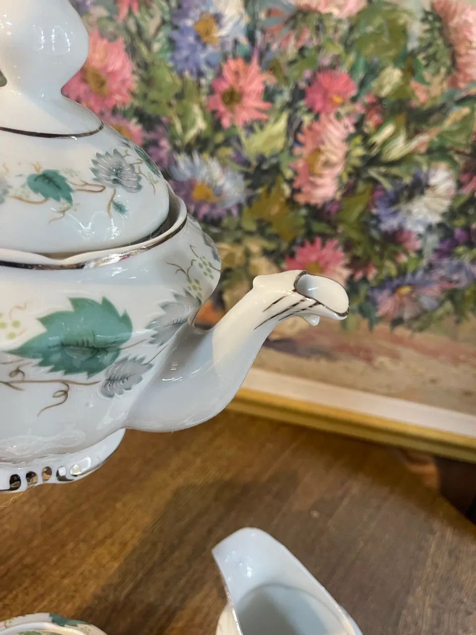 Jogo de chá porcelana real  - Foto 4