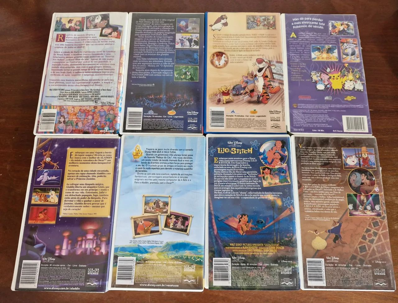 8 fitas VHS desenhos DISNEY - todas Originais - Foto 2