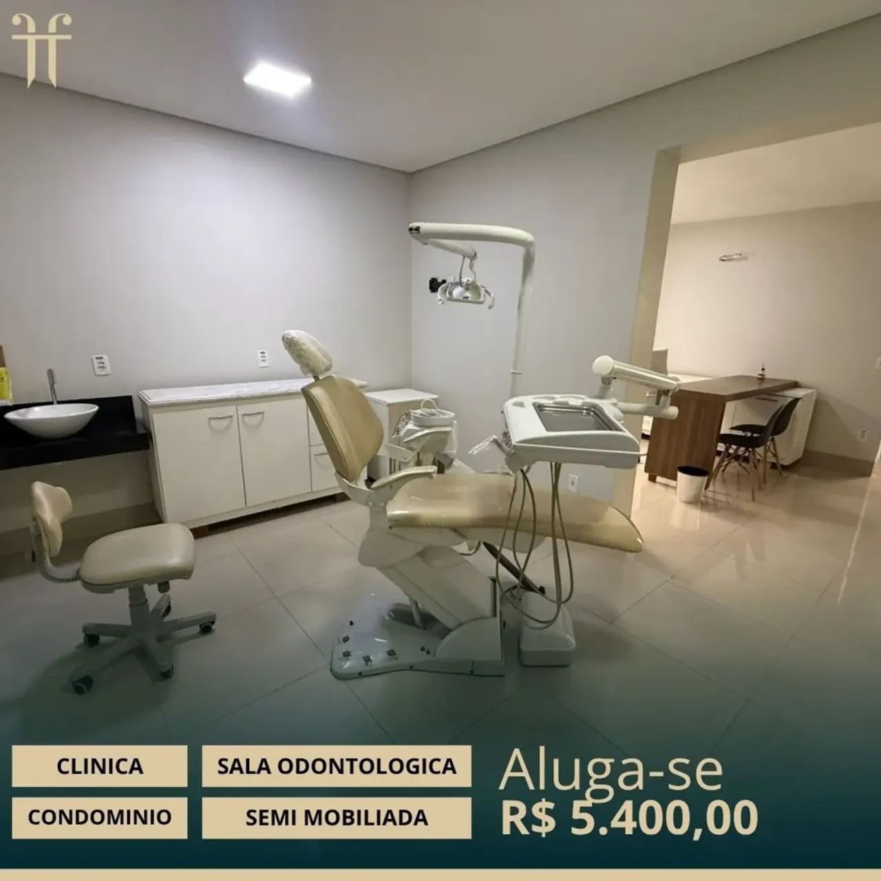 SALA ODONTOLÓGICA PARA LOCAÇÃO  PRONTA PARA ATENDIMENTO