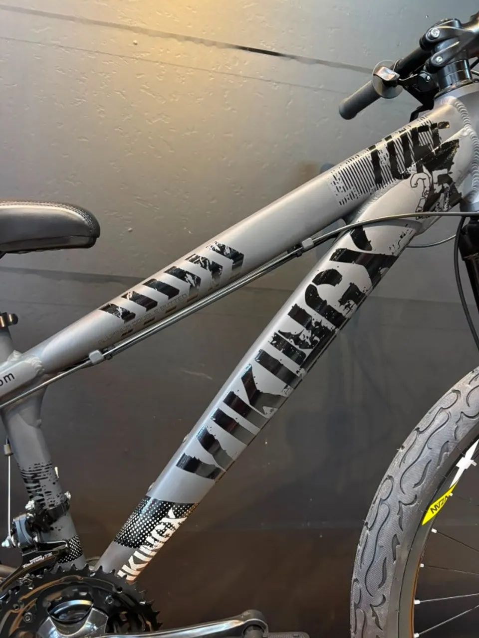 Bicicleta A26 Viking-x Tuff 25 Grafite/Preto - Foto 3
