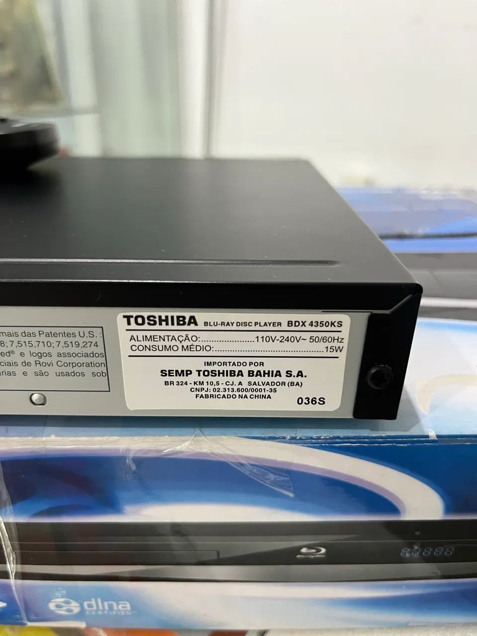 Dvd Bluray Toshiba bdx 4350ks controle remoto original - Foto 3