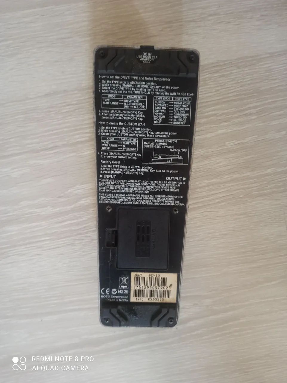 Pedal wah whah boss - Foto 2