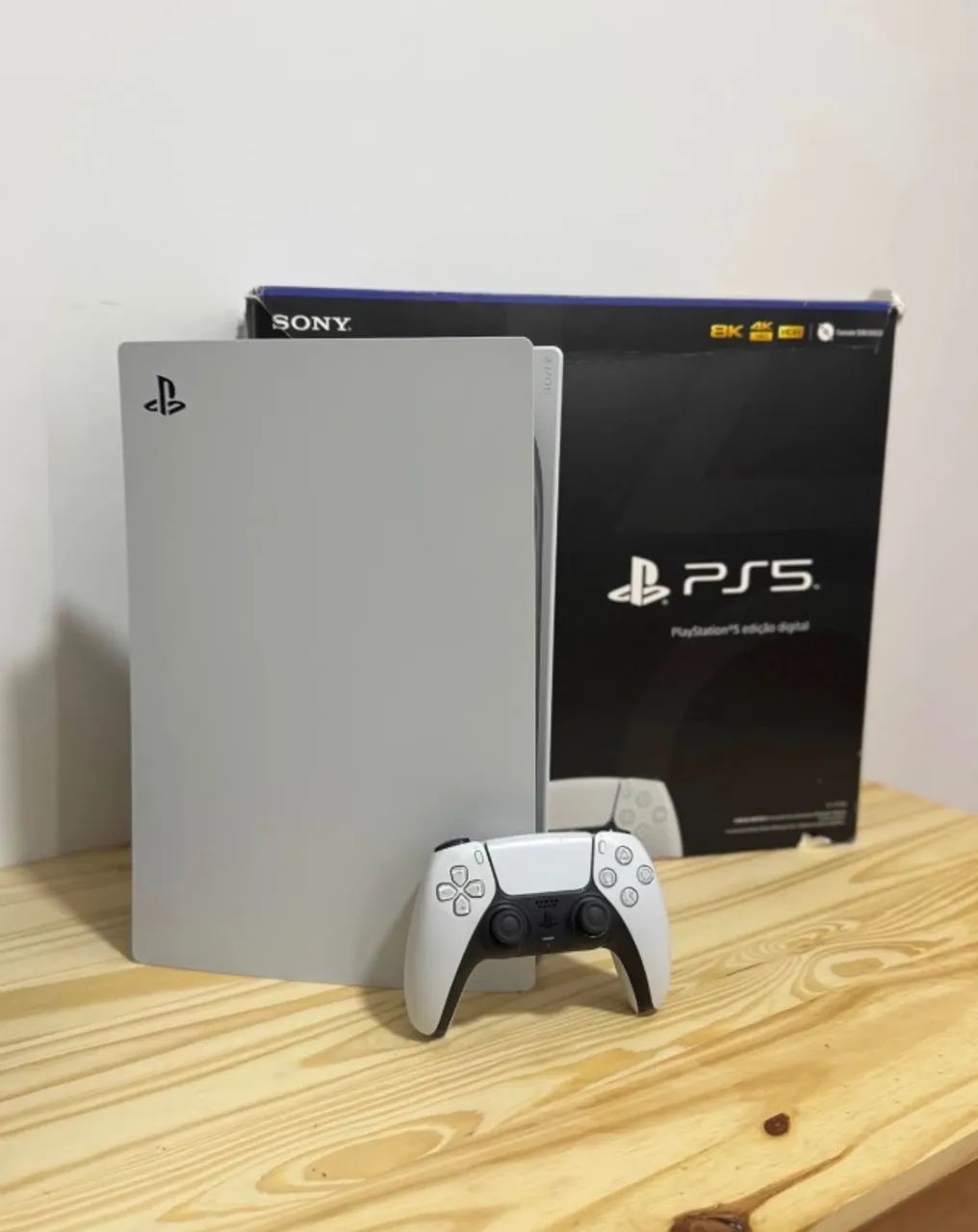 Ps5 c/ 3 jogos + caixa e nota - Foto 2