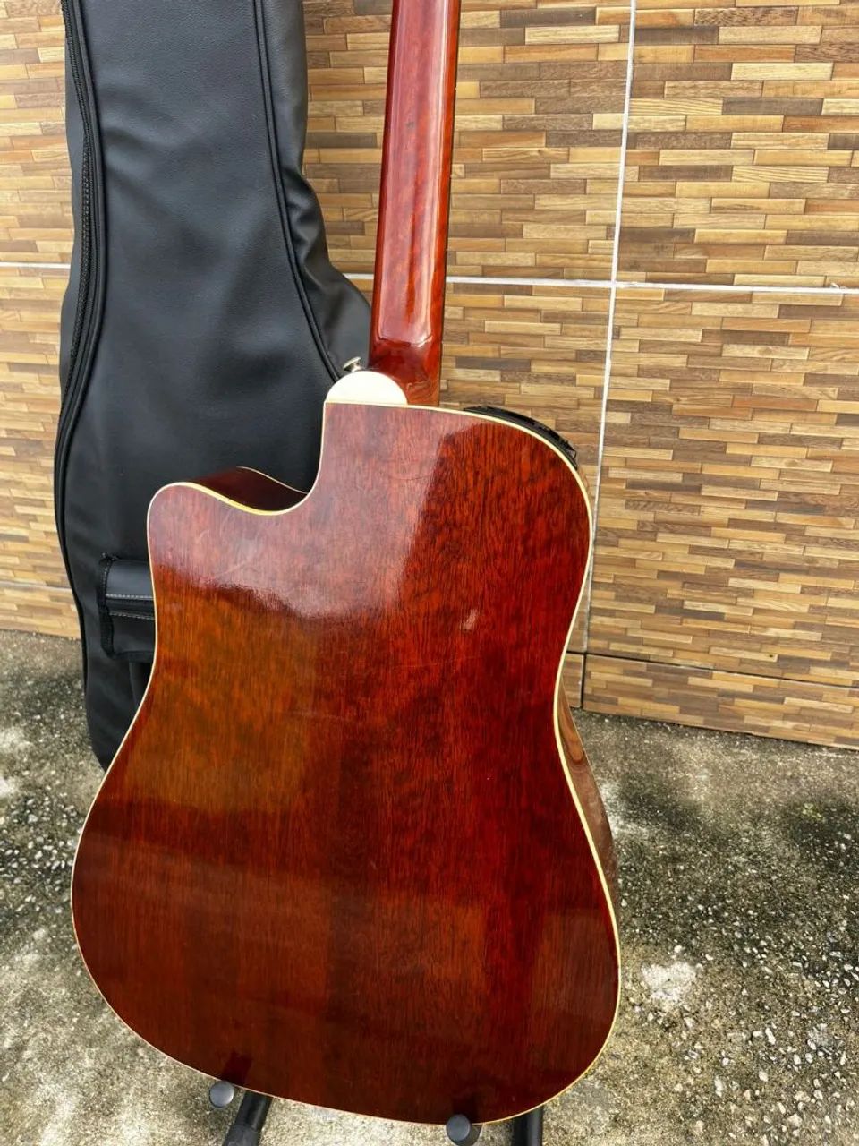 Violão Takamine Eg-530 SC BF koreano Tampo maciço  aceito trocas  - Foto 4