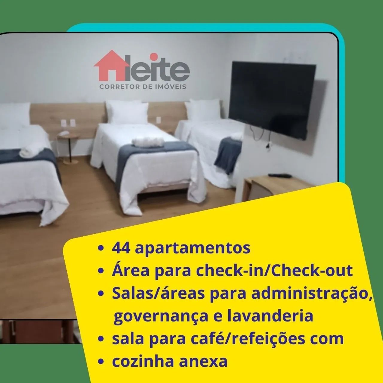 PRÉDIO COM 5 ANDARES ESTRUTURA PARA HOTEL. - Foto 2