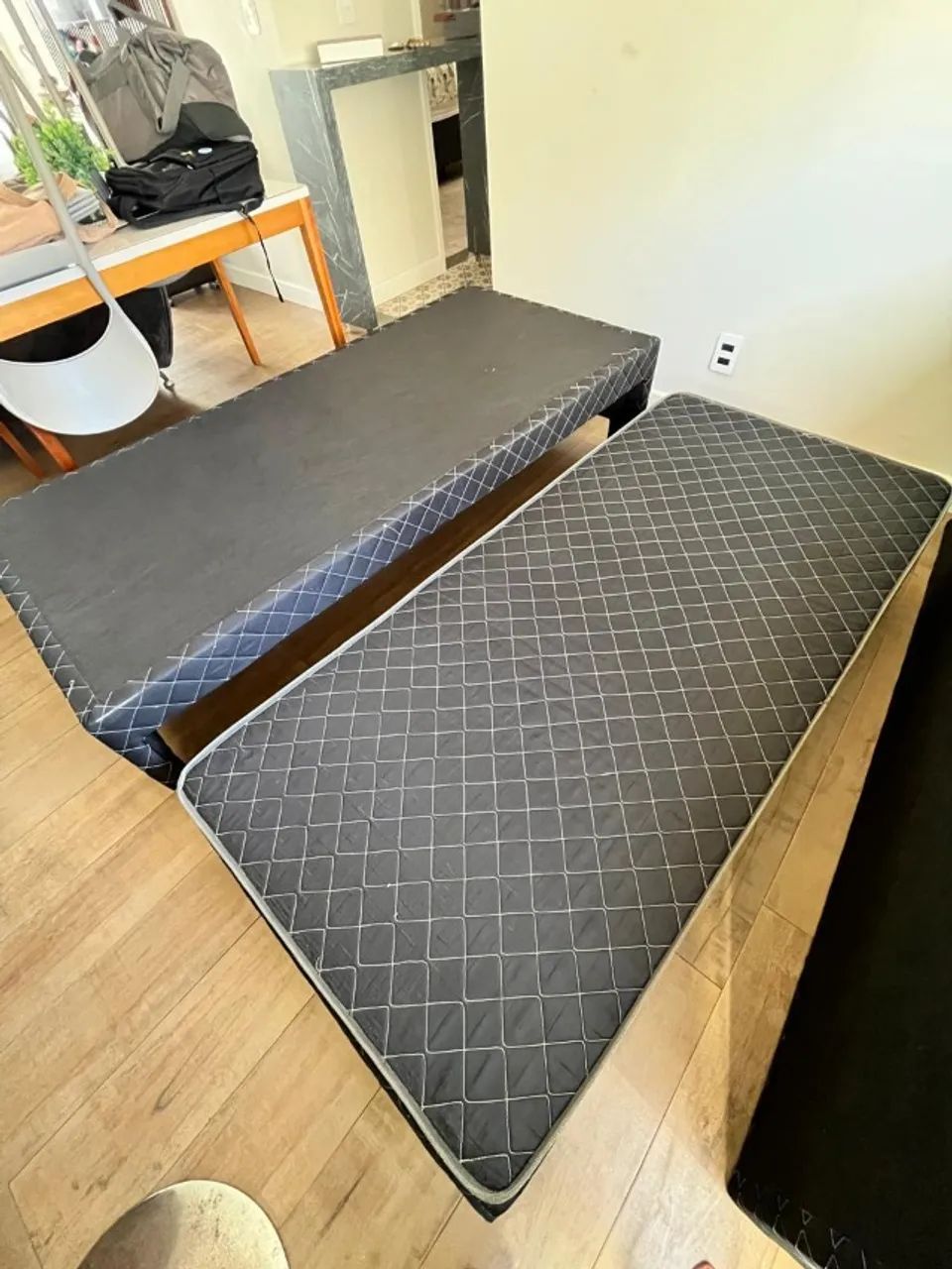 Estrutura box bicama solteiro com cama auxiliar - Foto 2