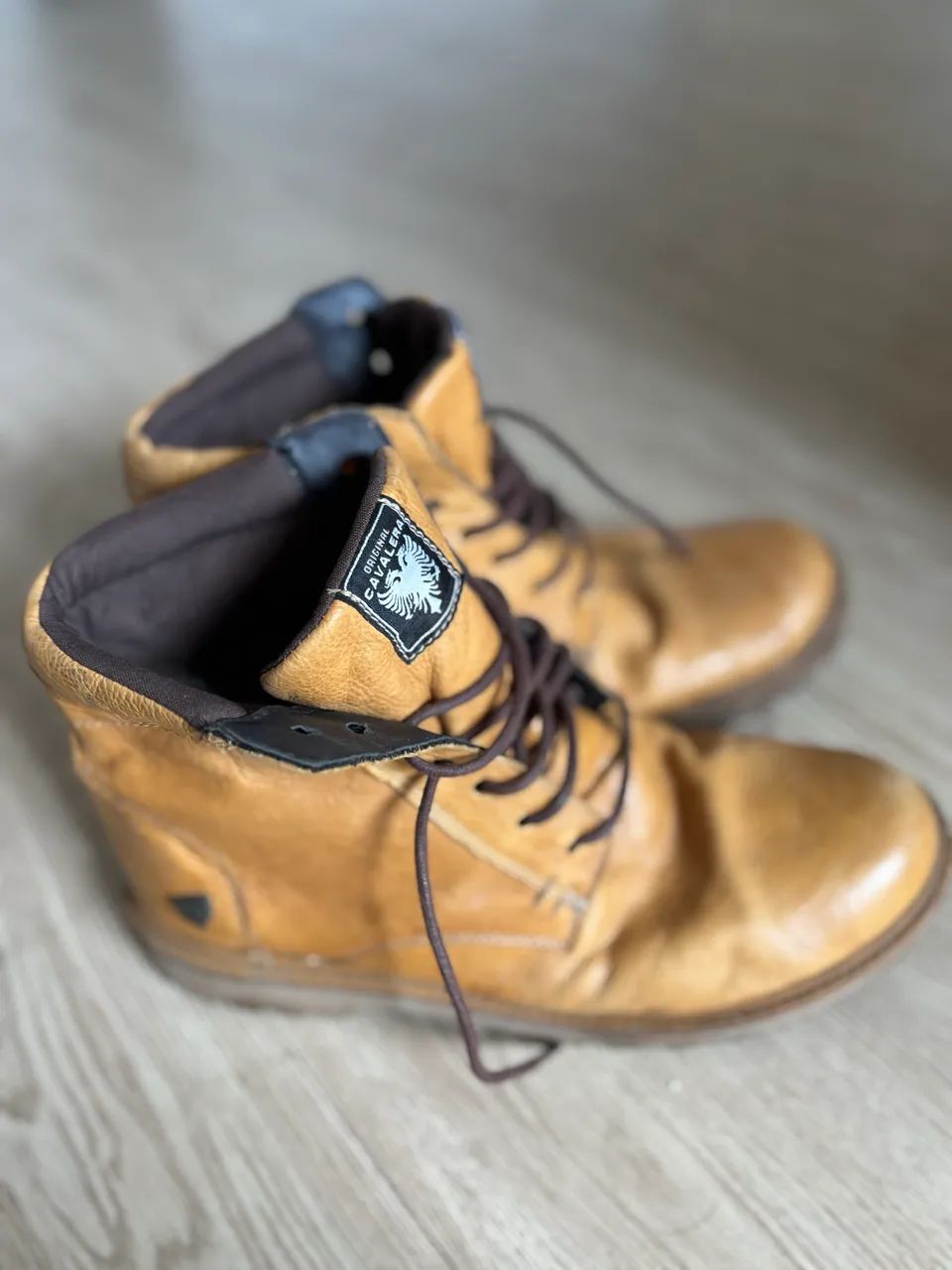 Bota coturno mostarda Cavalera - Foto 3