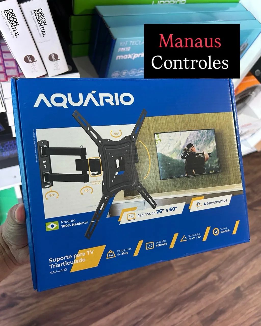Suporte Articulado P/ TV de 26 - 60 Polegadas Sav-4400