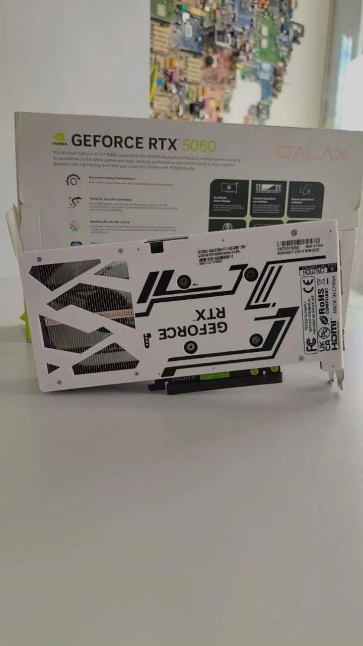 RTX 5060 8GB NOVA COM GARANTIA - Placas de Vídeo - Arvorezinha