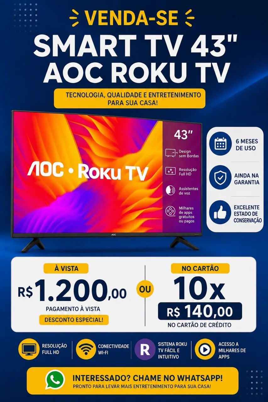 TV 43? AOC - Roku