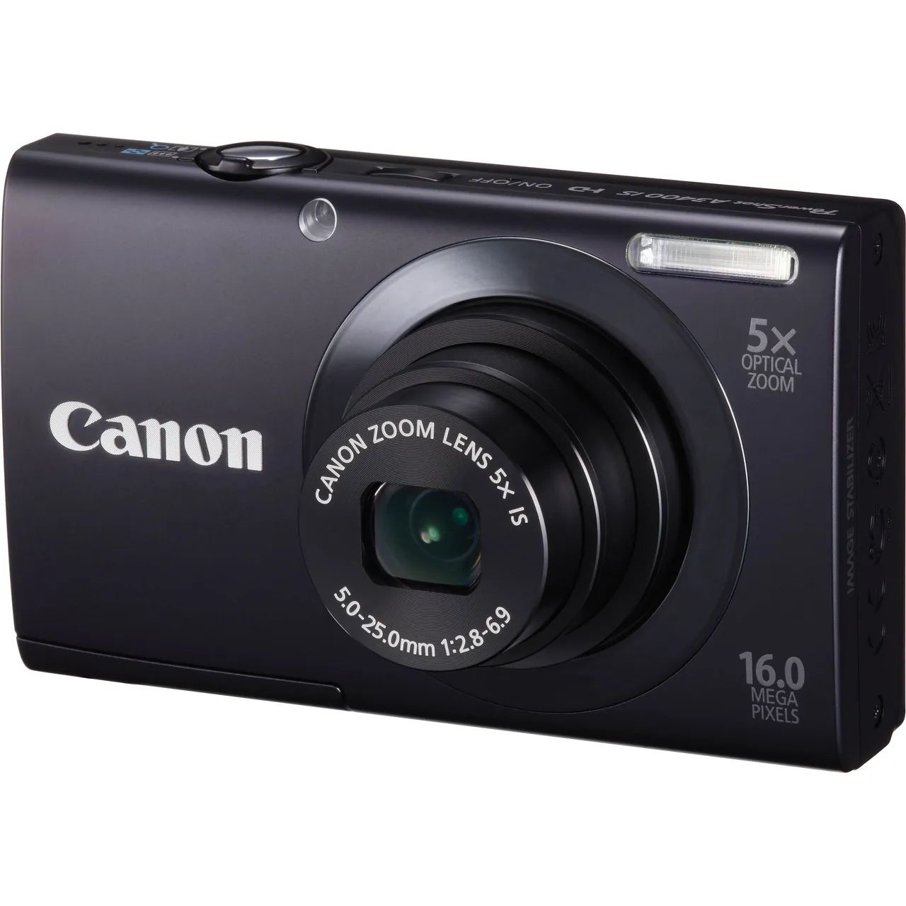 Canon PowerShot A3400（PC1737） Câmera Digital Canon PowerShot A3400 IS HD 5X Zoom Óptico 16.0 MP