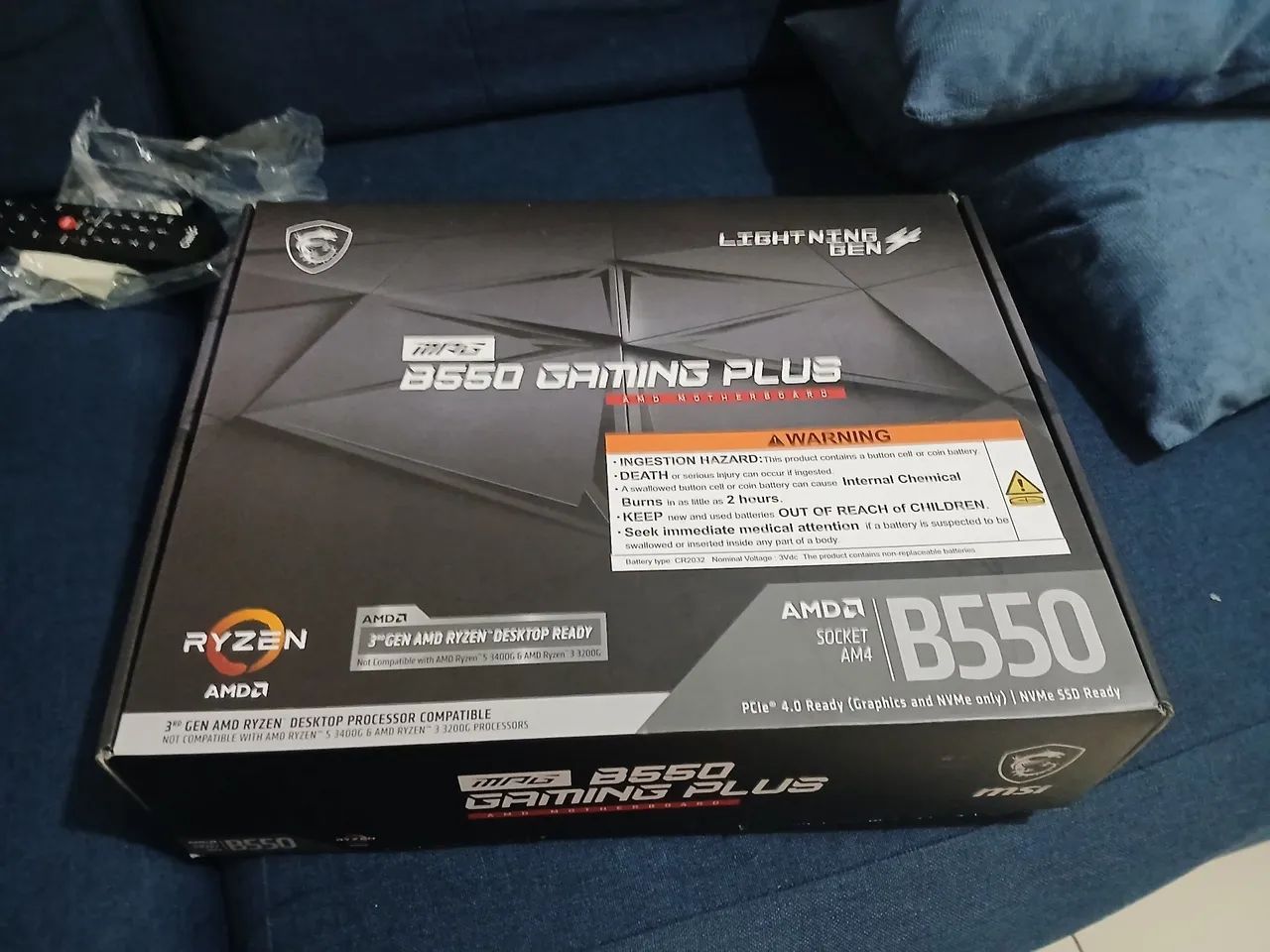 PLAMA Mae MSI B550 gaming plus nova. M4 AMD 
