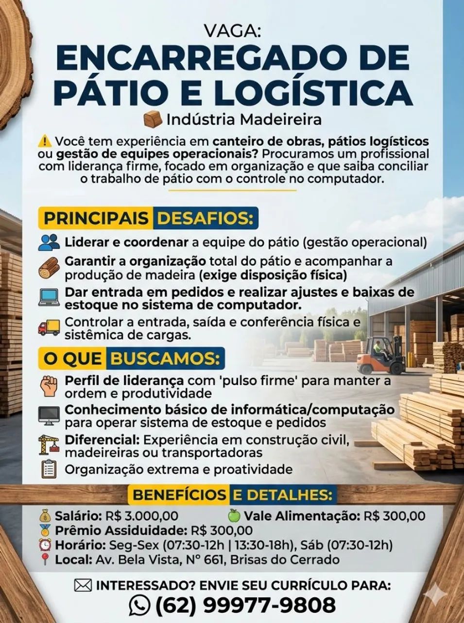 Vagas de emprego para madeireira  - Foto 3