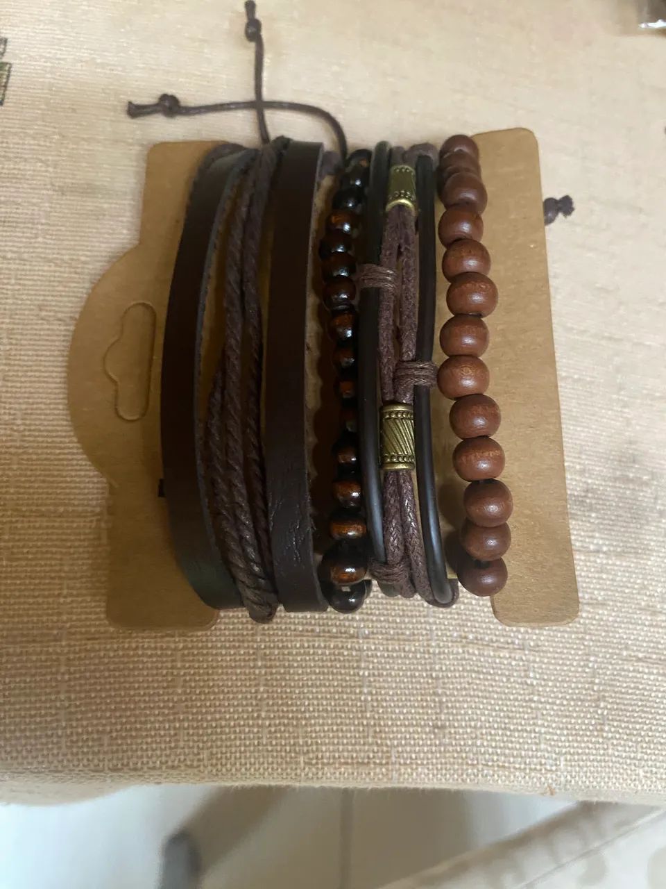 Kit com 4 pulseiras unissex Fashion - Foto 2