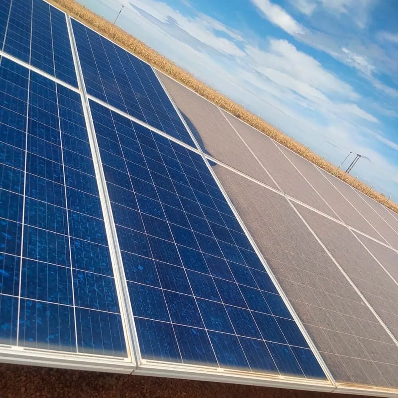 Limpeza de placa solar 