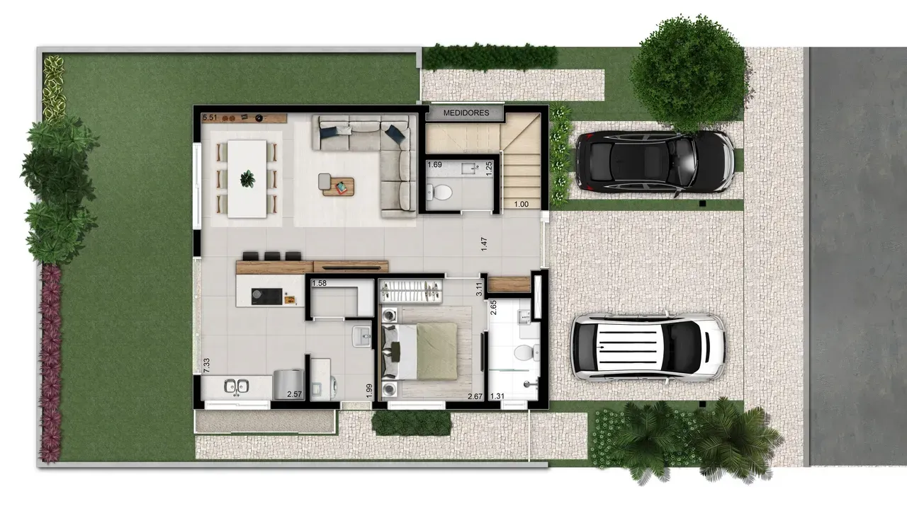 PLANTA 155m²