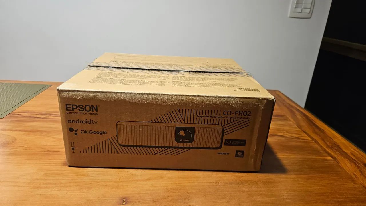 Projetor Epson Epiqvision Co-fh02 Full Hd Hdmi/usb branco (usado) - Foto 6