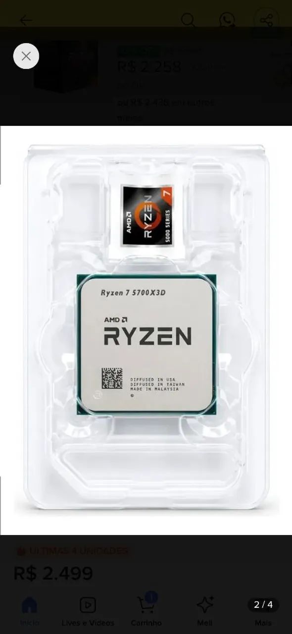 Ryzen 7 5700x3d  - Foto 2